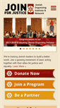 Mobile Screenshot of joinforjustice.org